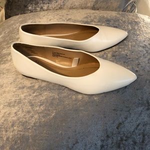 Classic white flats